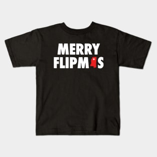 Merry Flipmas Kids T-Shirt